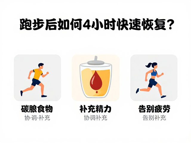 跑步后如何24小时快速恢复?3招补充精力,告别疲劳