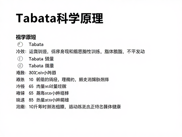 Tabata训练入门，耗时简短，循序渐进增加组数高效燃脂