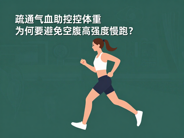 疏通气血助控体重，为何要避免空腹高强度慢跑？