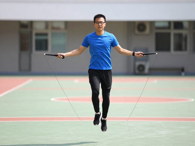 成人竞速跳绳学校训练，如何精准控制跳跃高度提升效率