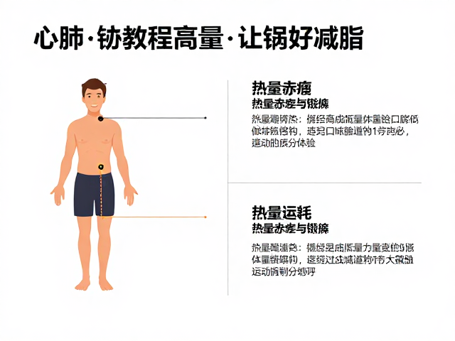 心肺提升课程,如何通过热量赤字与锻炼稳定高效减脂