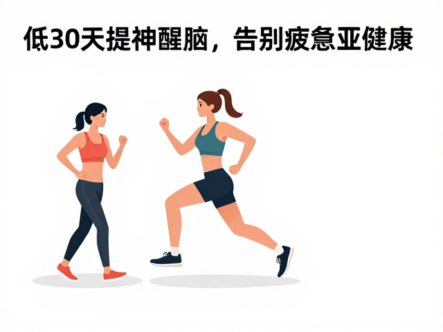 低冲击有氧打卡挑战,30天轻松提神醒脑,告别疲惫亚健康