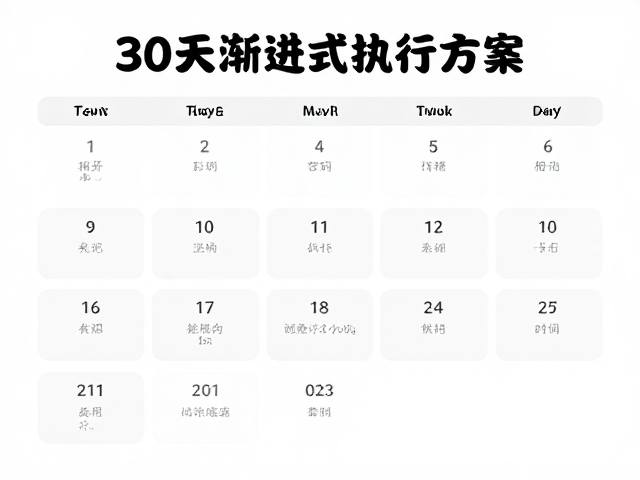 低冲击有氧打卡挑战,30天轻松提神醒脑,告别疲惫亚健康