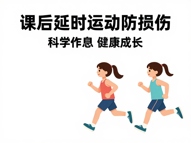 课后延时运动防损伤，科学调理作息，守护孩子健康成长