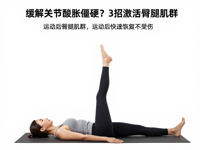 缓解关节酸胀僵硬？3招激活臀腿肌群，运动后快速恢复不受伤