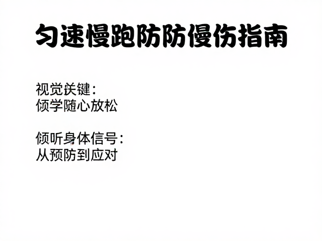 匀速慢跑忽视热身放松?节奏随心需警惕,科学跑步防受伤指南