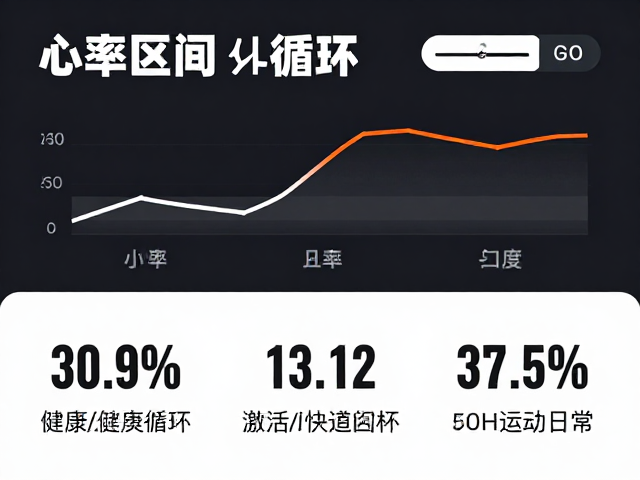户外休闲心率区间,促进循环,激活健康运动日常