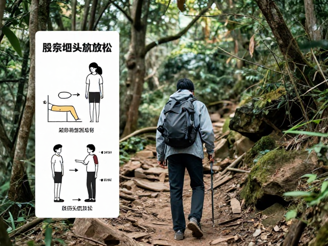 山林徒步必备，复杂地形适应指南及股四头肌放松法
