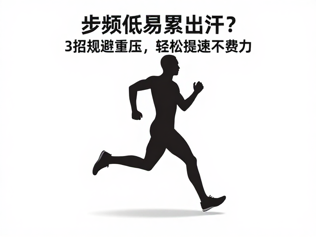 步频低易累出汗？3招规避重压，轻松提速不费力