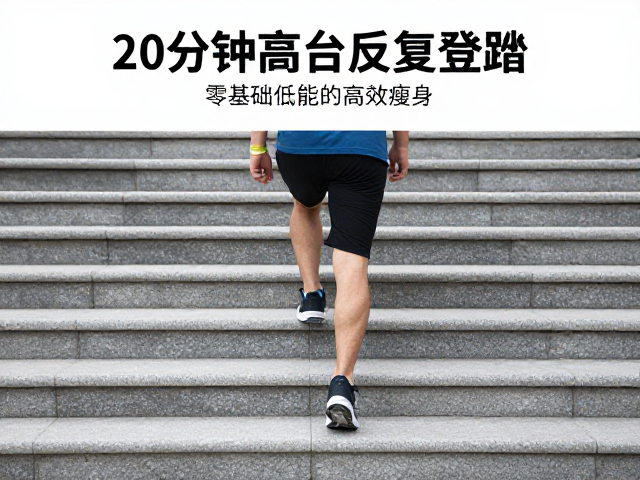 20分钟高台阶反复登踏,温和低冲击燃脂,零基础也能高效瘦身
