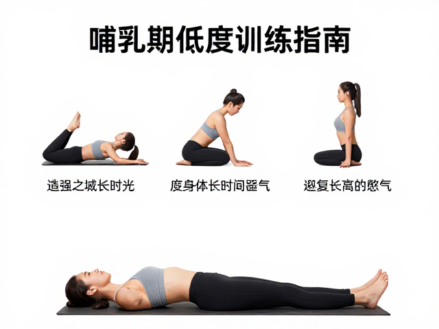 哺乳期低强度训练指南，恢复体态，避免长时间憋气