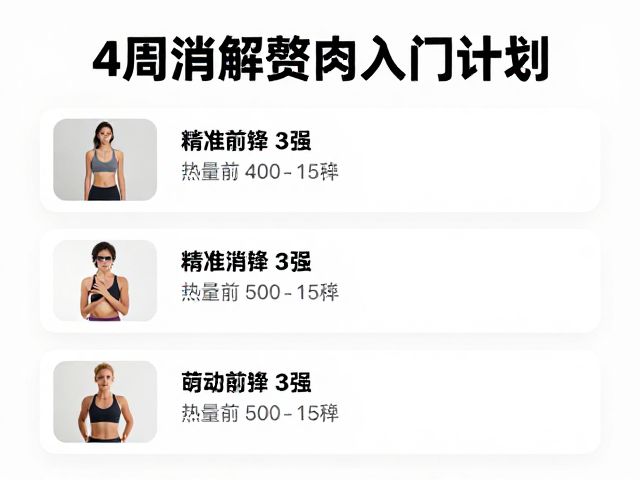 4周消解赘肉入门计划,精准计算卡路里消耗,科学瘦身不反弹