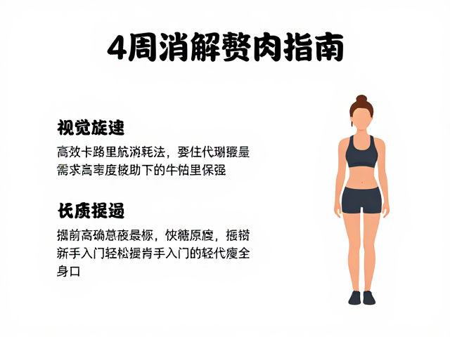 4周消解赘肉指南,高效卡路里消耗法,新手入门轻松瘦全身