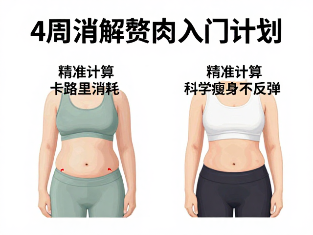 4周消解赘肉入门计划,精准计算卡路里消耗,科学瘦身不反弹