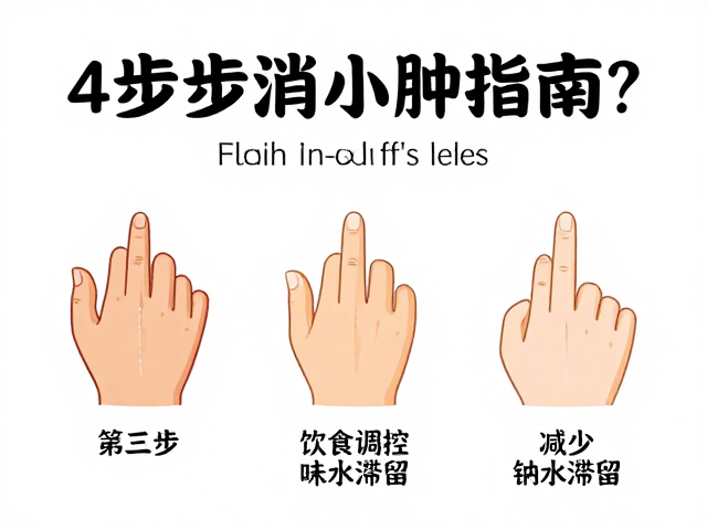 新手入门课，如何快速褪去手指浮肿？4步消水肿指南