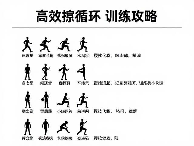 高强度动作循环，提升代谢与动作复杂度，高效燃脂攻略