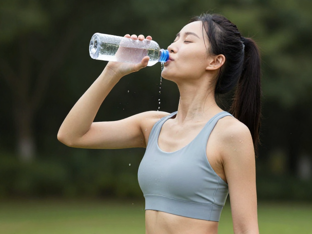 中低强度运动后及时补水，下肢塑形更高效