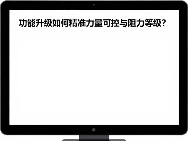 显示屏功能升级，如何精准计算力度可控与阻力等级？