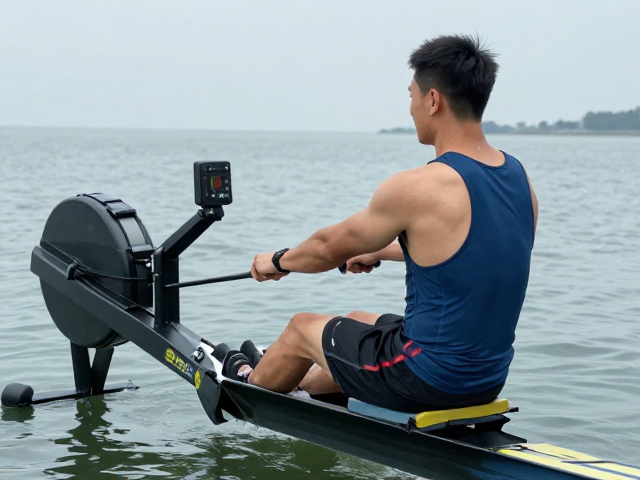 水阻划船机心率监测技巧,保持背部挺直防受伤