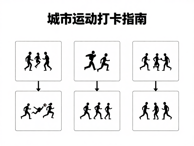 城市运动打卡指南,社区健身群体如何高效开展自由活动