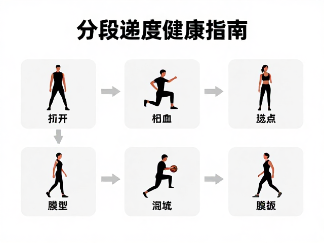 开放式运动场设计,空间充足下的分段递增强度健身指南