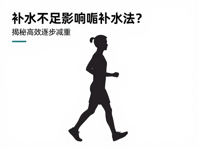 补水不足影响减脂？结合快走逐步减重，揭秘高效燃脂补水法