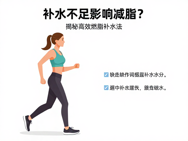 补水不足影响减脂？结合快走逐步减重，揭秘高效燃脂补水法