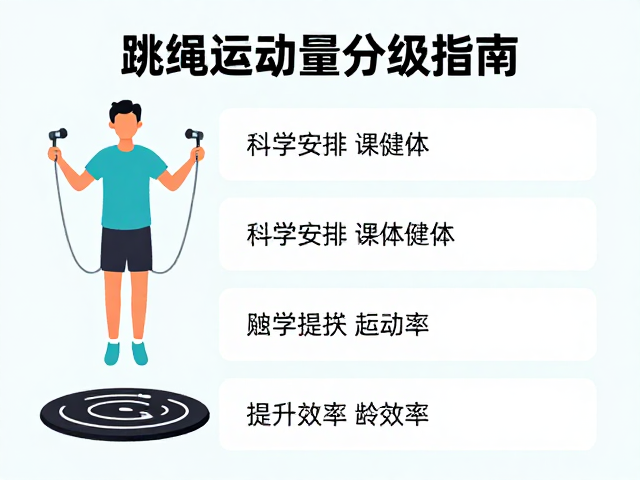 跳绳运动量分级指南,科学安排课余健体,提升运动效率