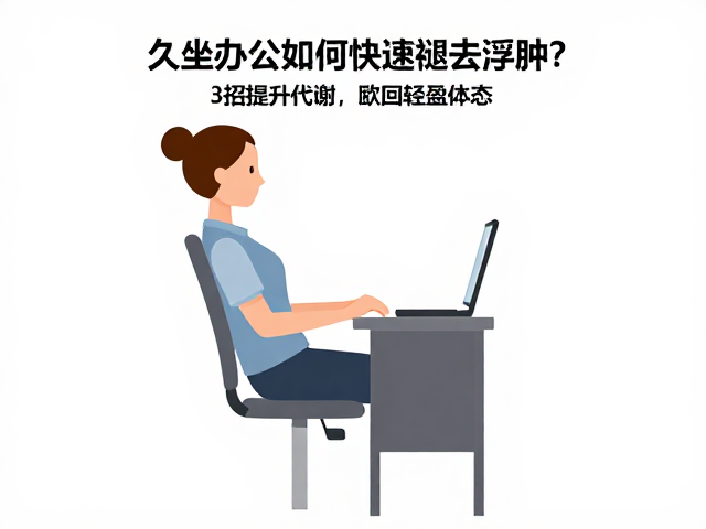 久坐办公如何快速褪去浮肿？3招提升代谢，找回轻盈体态