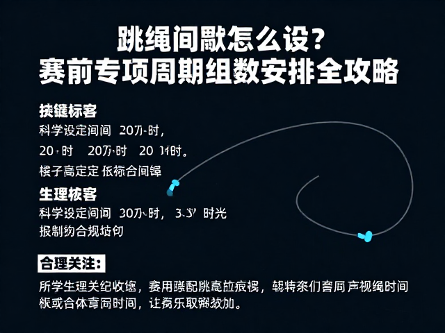 跳绳间歇怎么设？赛前专项周期组数安排全攻略