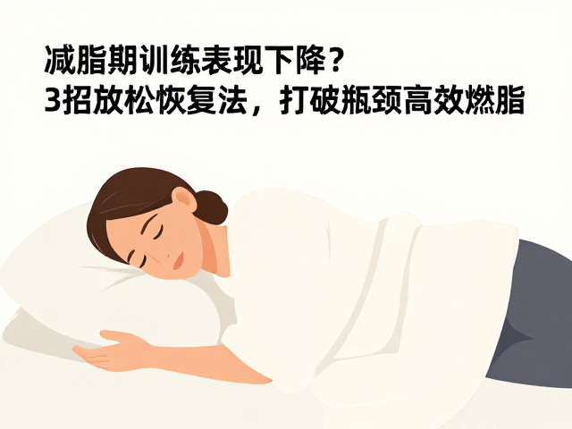 减脂期训练表现下降?3招放松恢复法,打破瓶颈高效燃脂