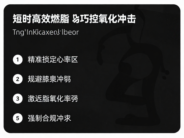 短时高效燃脂,巧控功率区间,规避膝踝冲击