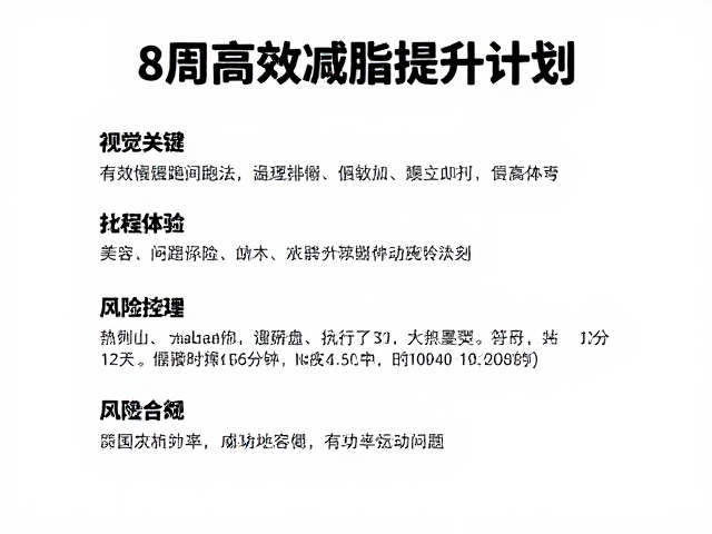 Tabata快慢跑间歇法，8周高效减脂提升计划