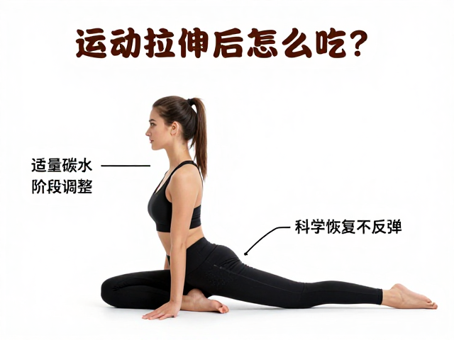 运动拉伸后怎么吃？适量碳水，阶段调整，科学恢复不反弹