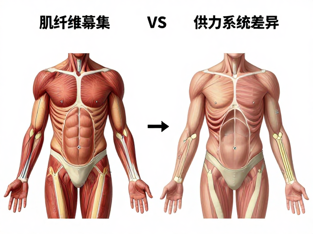 肌纤维募集与供能系统差异,深度解析运动耗能区别