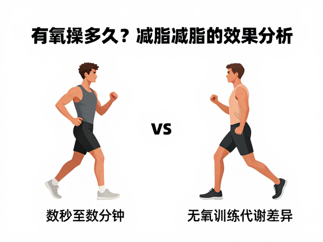 有氧操多久？数秒至数分钟无氧训练对减脂的效果分析