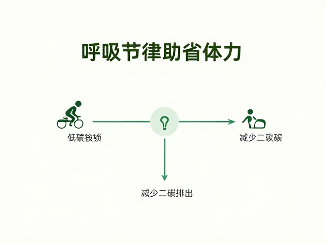 呼吸节律助节省体力,低碳生活减少二氧化碳排出