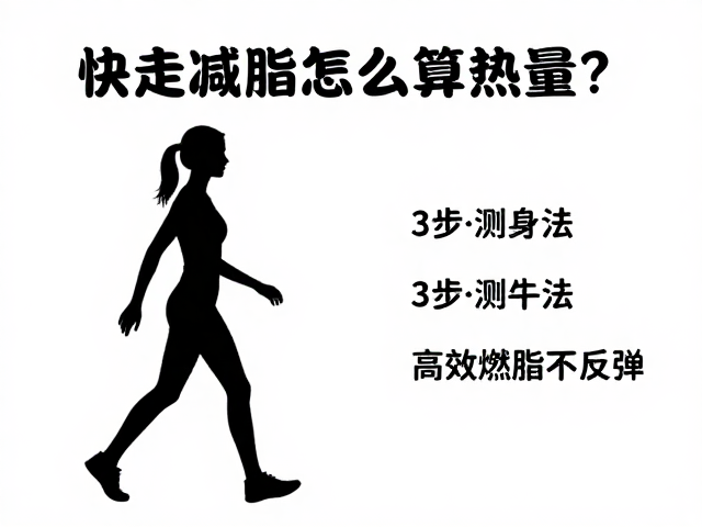 快走减脂怎么算热量?3步测算法,高效燃脂不反弹