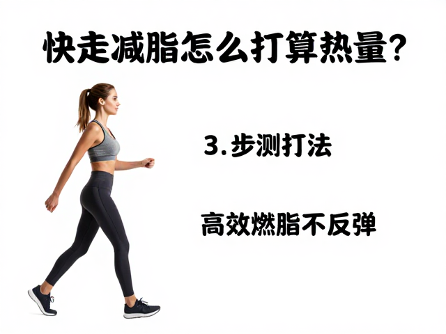 快走减脂怎么算热量?3步测算法,高效燃脂不反弹
