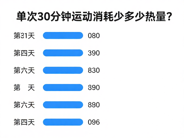 单次30分钟运动消耗多少热量？时长换算公式大揭秘