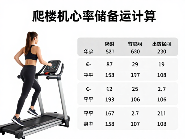 爬楼机心率储备计算,各年龄段适配指南与高效燃脂技巧
