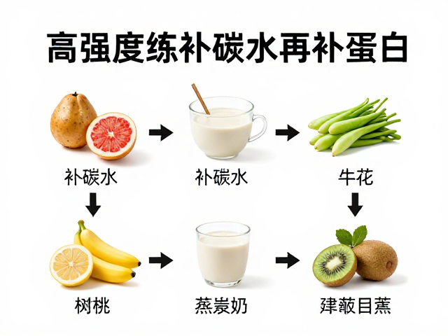 高强度训练后先补碳水再补蛋白?优先天然食物更高效