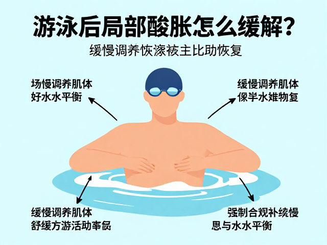 游泳后局部酸胀怎么缓解?缓慢调养肌体,舒缓游泳助恢复