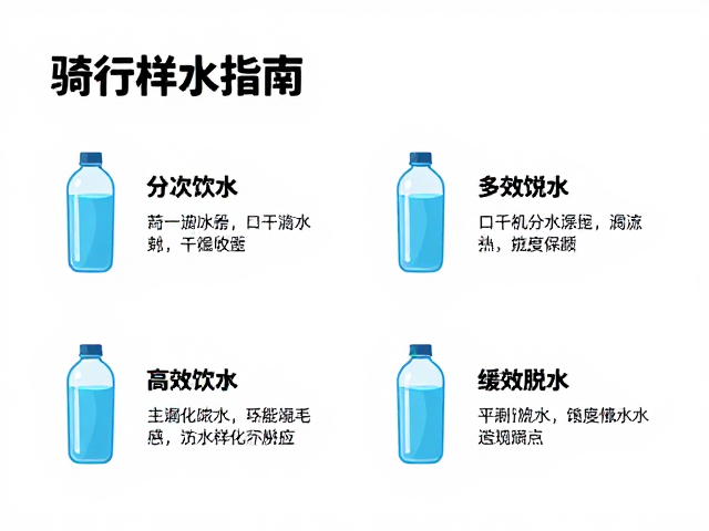 骑行补水指南，分次饮水与口干程度判断，高效缓解脱水