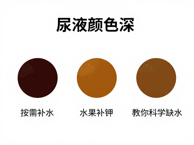 尿液颜色深?按需补水,水果补钾,教你科学判断缺水