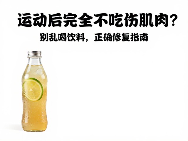 运动后完全不吃伤肌肉?别乱喝饮料,正确修复指南