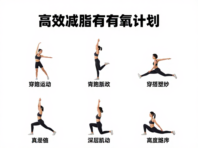 全身调动,拉伸放松,高效减脂有氧计划,燃脂塑形不反弹