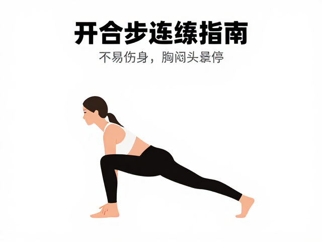 开合步怎么练?不易伤身,胸闷头晕及时停,安全健身指南