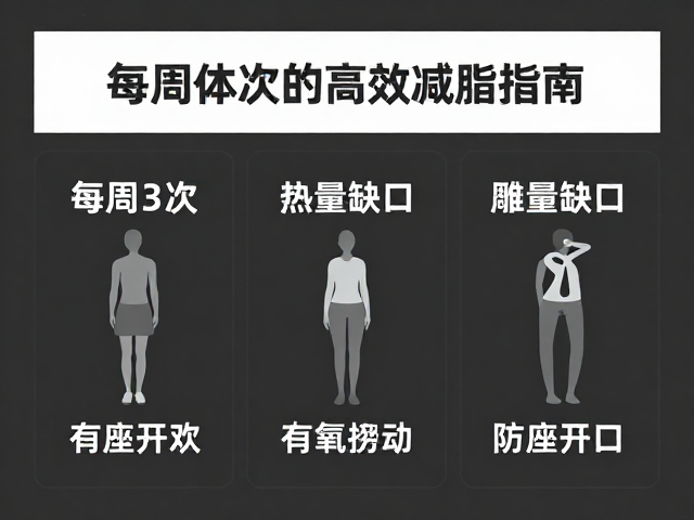 每周3次有氧,热量缺口,雕琢体态的高效减脂指南