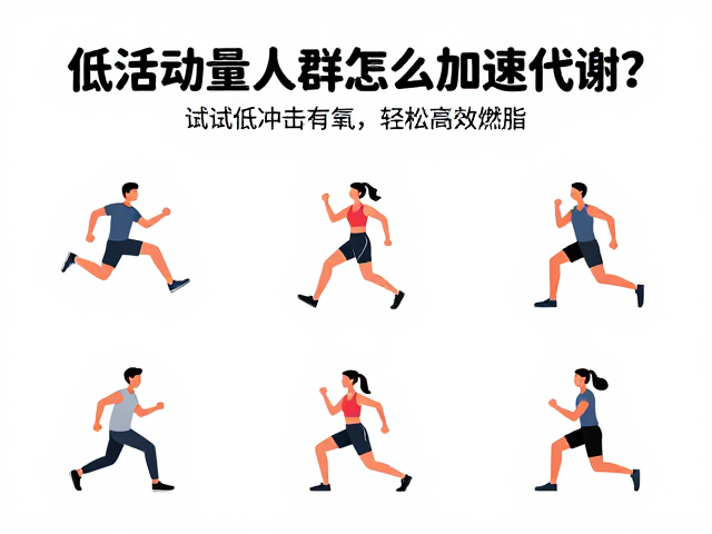 低活动量人群怎么加速代谢?试试低冲击有氧,轻松高效燃脂